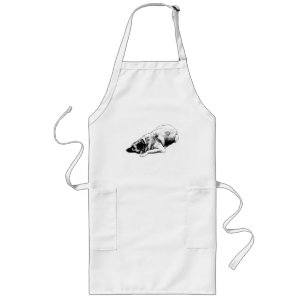 Vector Dog Lines Add Calm To Winter Holiday Meals Long Apron