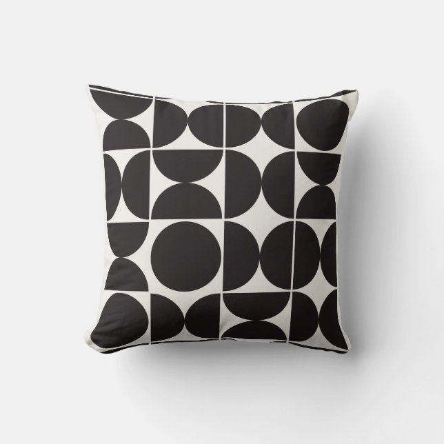 Vector geometric design pattern throw pillow (Front)