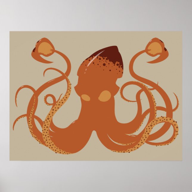 Vector Giant Squid Poster (Front)
