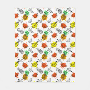 Vector Graphic Seamless Pattern Fleece Blanket