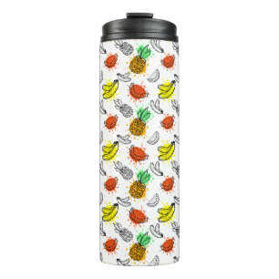 Vector Graphic Seamless Pattern Thermal Tumbler