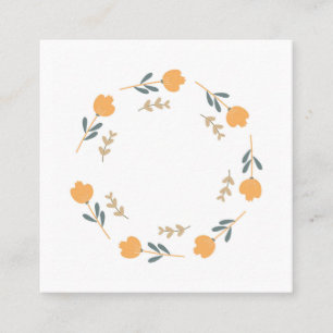 vector illustration in the form of a wreath of bra discount card