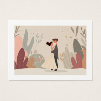 vector illustration on romantic and wedding theme
