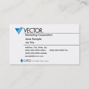 Vector Marketing Business Card