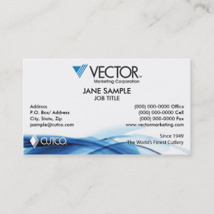 Vector Marketing Business Card