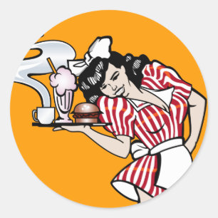 Vector Pin-Up Sticker