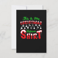 Vector this is my christmas pajama shirt quotes t 