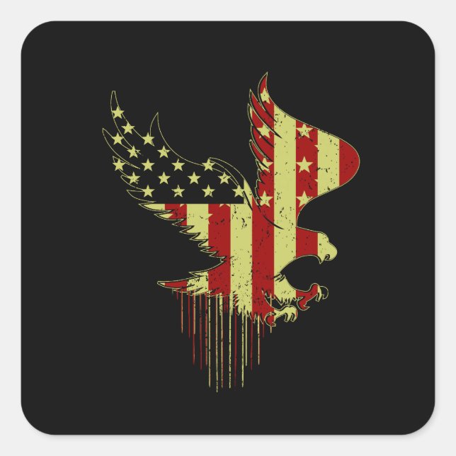 Vector we will never forget, patriot day. septembe square sticker (Front)