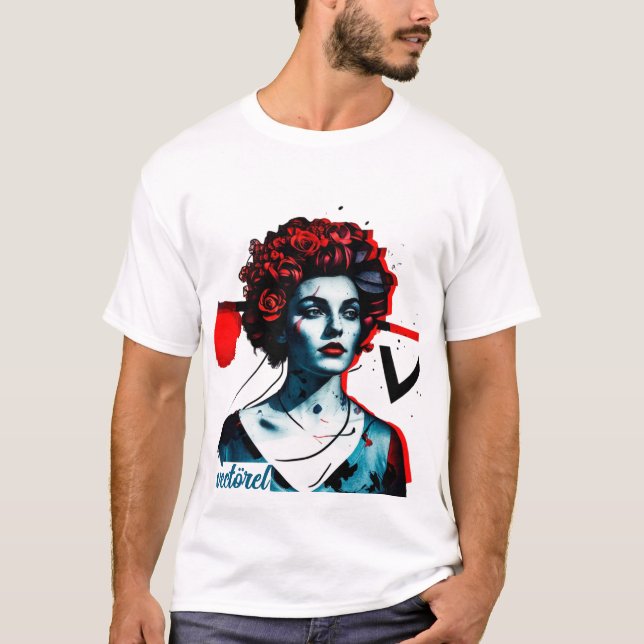 vectörel modern T-Shirt (Front)