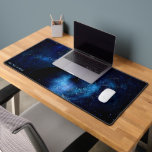 Vectors Desk Mat<br><div class="desc">Space, one million light-years from Earth. Stars and nebulae in the dark void. Customize by adding your own text.</div>