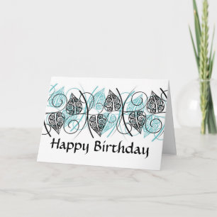 Vectors -  Happy Birthday - Customized Card