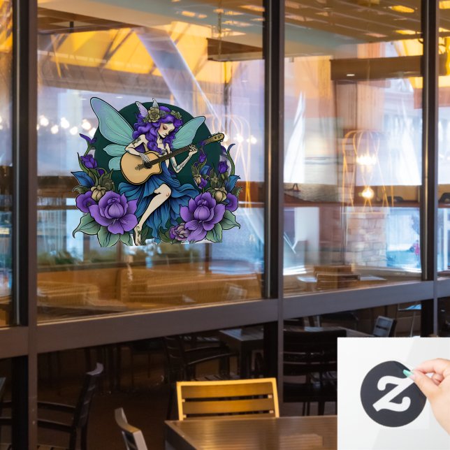 Ved ava window cling (Restaurant Window)