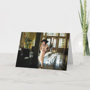 Veda's Virtual Vacation, Driskill Hotel, Austin TX Card