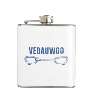 Vedauwoo Climbing Quickdraw Hip Flask