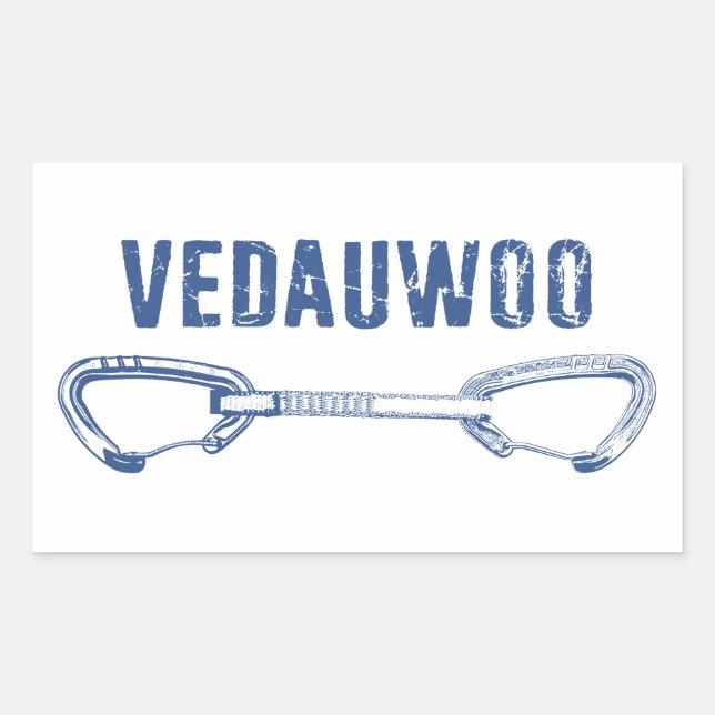 Vedauwoo Climbing Quickdraw Sticker (Front)