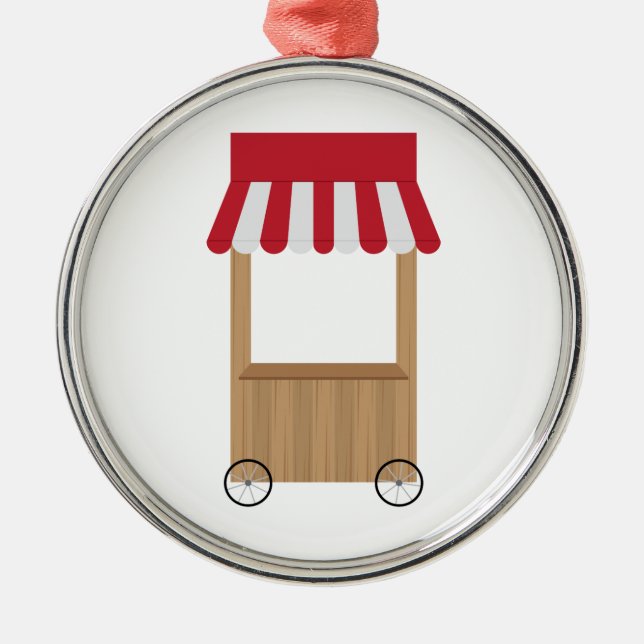 Vednor Stand Metal Ornament (Front)