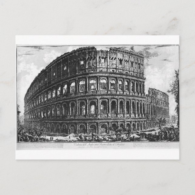 Vedute di Roma by Giovanni Battista Piranesi Postcard (Front)