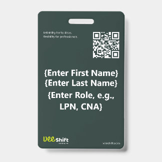 VeeShift ID Badge