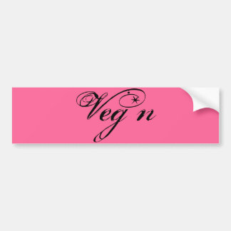 Veg*n Bumper Sticker