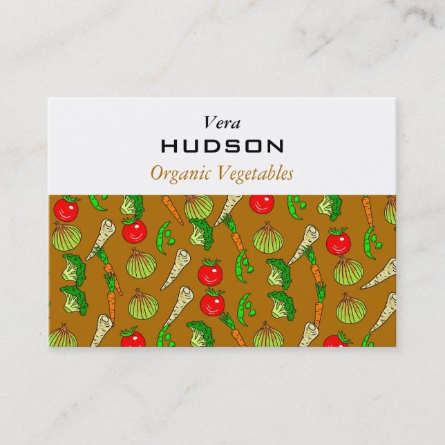 Veg Wallpaper Business Card (Front)