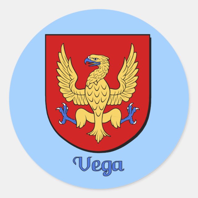 Vega Family Shield Stickers (Front)