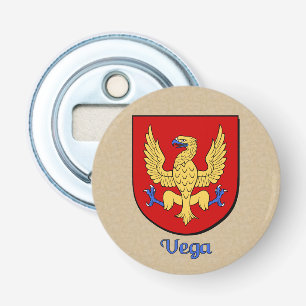 Vega Historical Arms Shield Bottle Opener