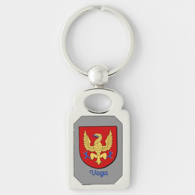 Vega Historical Shield Keychain (Front)
