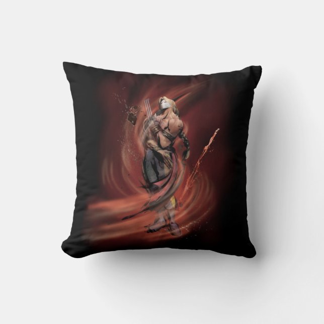 Vega Standing Throw Pillow (Front)