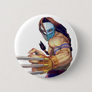 Vega With Claws 2 Inch Round Button