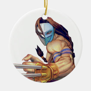 Vega With Claws Ceramic Ornament