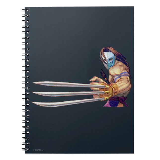 Vega With Claws Notebook (Front)