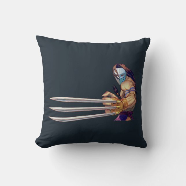 Vega With Claws Throw Pillow (Front)