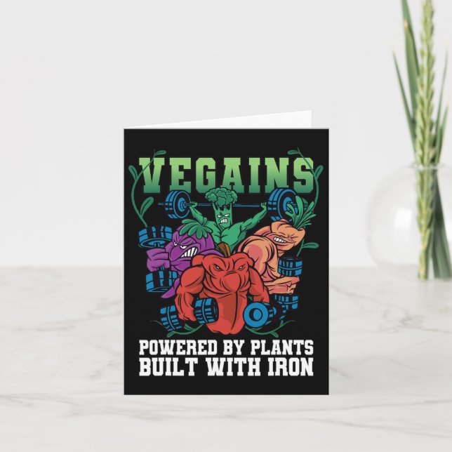 Vegains Powered  Card (Front)