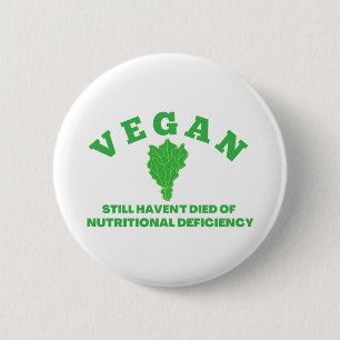 vegan 2 inch round button
