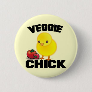 Vegan 2 Inch Round Button