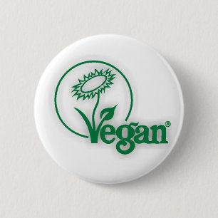 Vegan 2 Inch Round Button