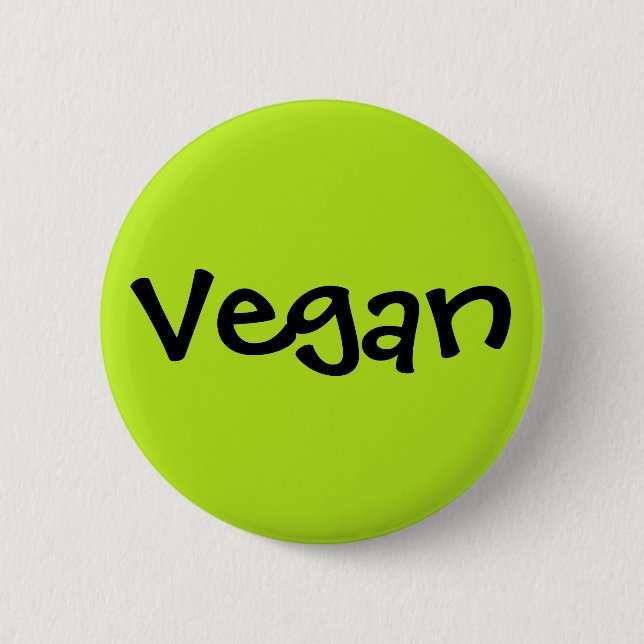 Vegan 2 Inch Round Button (Front)