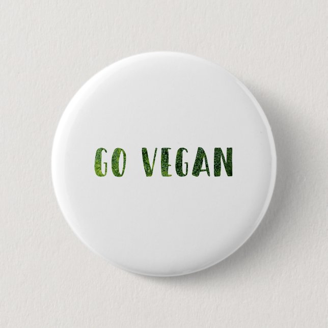 Vegan 2 Inch Round Button (Front)