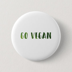 Vegan 2 Inch Round Button