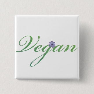 Vegan 2 Inch Square Button