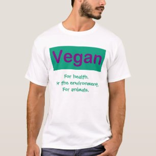 Vegan 2-sided shirt. T-Shirt