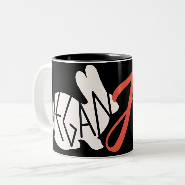 Vegan AF coffee mug (Front Left)