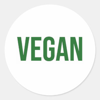 Vegan - Animal Rights Classic Round Sticker