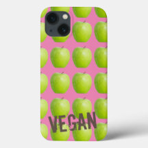 Vegan Apple Pattern for Vegetarian Fruit lover