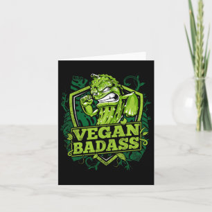 Vegan Bad Cucumber Fitness Bodybuilding Beast  Card