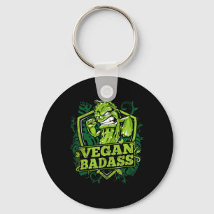 Vegan Bad Cucumber Fitness Bodybuilding Beast Keychain