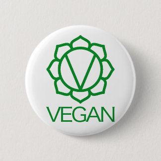 Vegan Badge 2 Inch Round Button