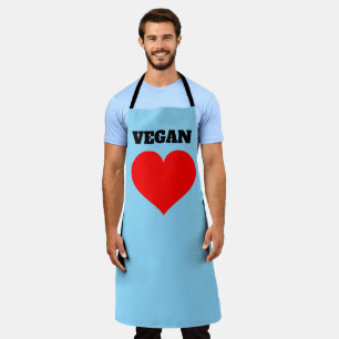 VEGAN BLUE KITCHEN APRON