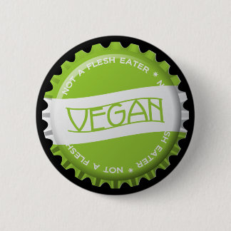 Vegan Bottlecap 2 Inch Round Button