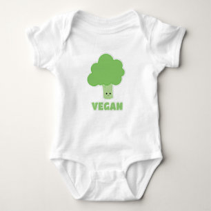 Vegan Broccoli Baby Bodysuit